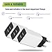 X-EDITION European Plug Adapter, Universal Europe Travel Adapter 2A/10W EU Dual Port USB Wall Charger for iPhone X 8 7 6 6S Plus 5S, iPad, iPod, Samsung S9 S8 S7 S6, LG, Moto, Android Phone (3-Pack)