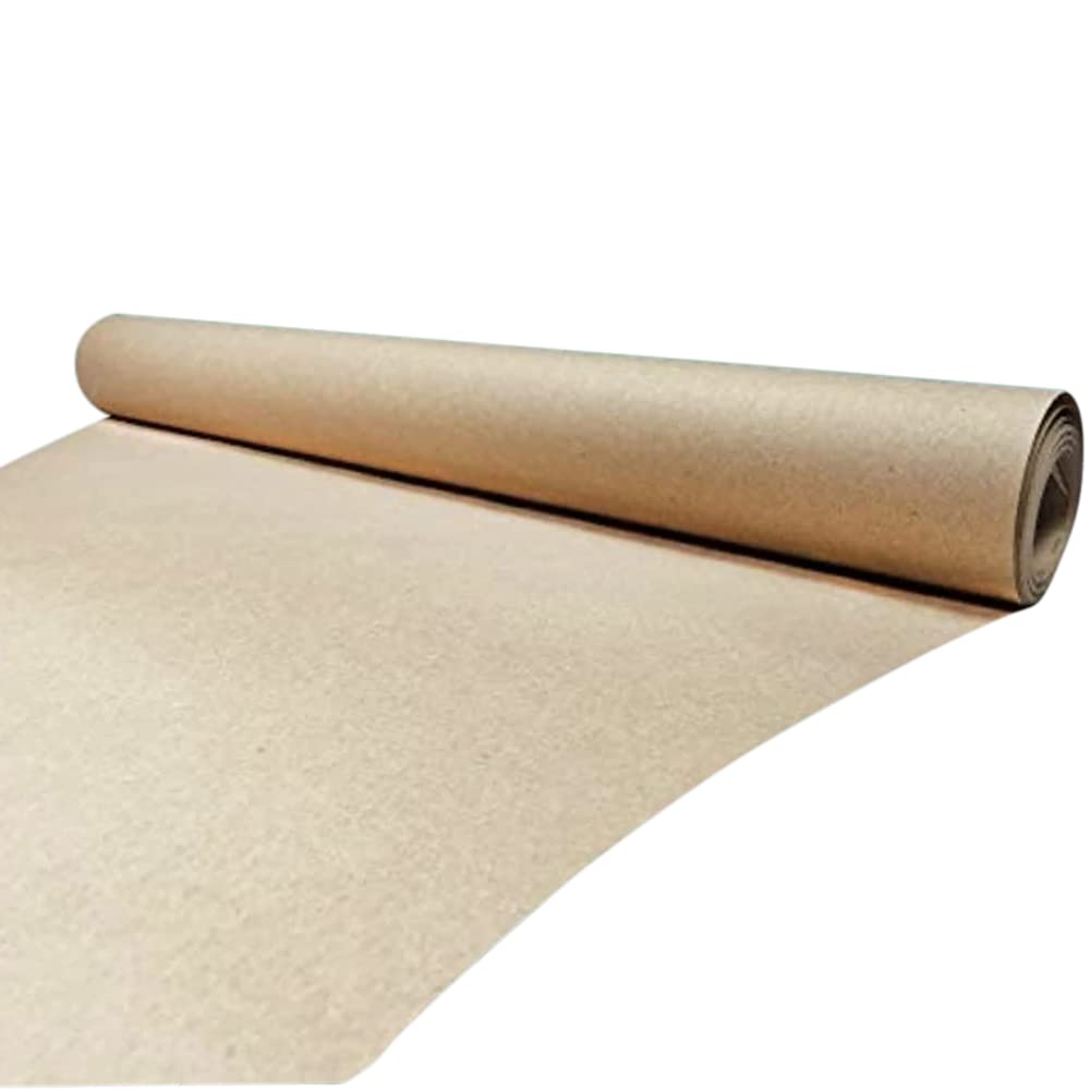 ZYBUX - Roll of Brown Eco Kraft Paper, 100% Recycled Biodegradable Wrapping Paper Roll, Fully Recyclable Gift Wrap for Packing, Arts and Crafts, Gift Wrapping, Parcel Packing and more (500mm x 20m)