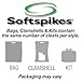 Softspikes Stealth PINS Golf Cleats (20 ct. Kit)