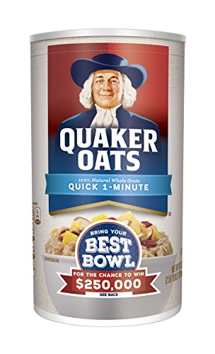 Quaker Oats Quick Oatmeal, 42-Ounce Packages (Pack of 4)