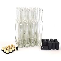 Bellissima Bottles, 375ml, Clear - Case of 12