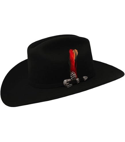 LIKE NEW Tombstone Brown Wool Feathered Texana Los Dos Carnales Cowboy Hat 6 3/4 Texana Tombstone Los Dos Carnales 20X High Cup Walnut Color main image 4