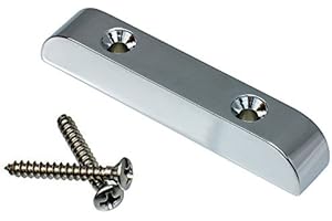 Hipshot Bass Thumbrest, Chrome Plated Brass