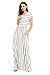 HOTAPEI Women's Summer Casual Loose Striped Long Dress Short Sleeve Pocket Maxi Dress