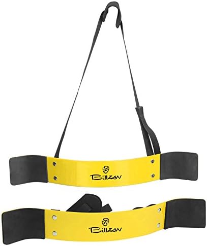 Heavy Duty Arm Isolator Blaster Body Building Bomber Bicep Curl Triceps Muscle Builder Bar YELLOW