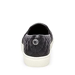 Steve Madden Girls Shoes Ecentric Q Flat, Black, 3