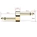 Donner Pedal Coupler Z Type Guitar Effect Connector 1/4 inch 6 Pack