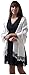 White Solid Color Design Shawl Pashmina Scarf Wrap Stole Throw CJ Apparel NEW