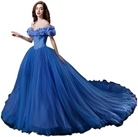 Jademomo Women's Ball Gown Princess Cinderella Quinceanera Wedding Dress Size 8