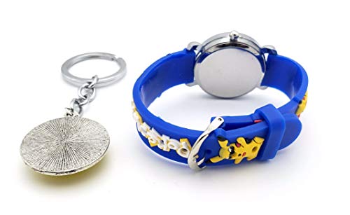 2 Pokemon+Watch+Pikachu+Silicone+Wristwatch