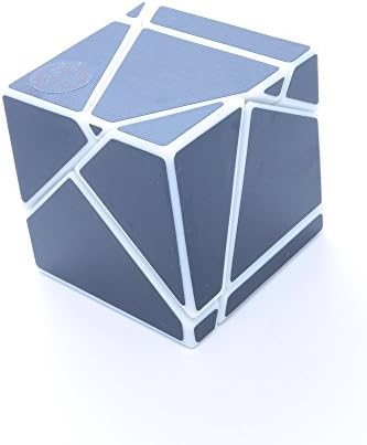 2x2x2 Ghost Cube Fangshi White Body w/ Black Stickers Twisty Puzzle