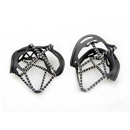 Yiwa Simple Spring Claw Crampons Non-slip Traction Outdoor Cleat Shoes Cover Boots for Ski Ice Snow Hiking Climbing Mountain Expedition - Thumbnail 7