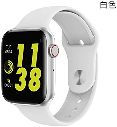 Smart Watch for W34 Smart Watch Bluetooth Watch Boutique ECG Heart Rate Pedometer Watch Bracelet Brand:TONWIN (Color : White)