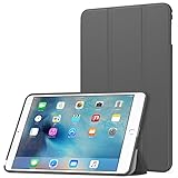 MoKo Case Fit iPad Mini 4 - Slim Lightweight Smart Shell Stand Cover Case with Auto Wake/Sleep Fit Apple iPad Mini 4 (2015 Edition) 7.9 inch iOS Tablet, Gray