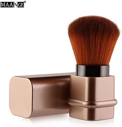 Bulary Retractable Blusher Brush Professional Blush Foundation Face Powder Makeup Brush