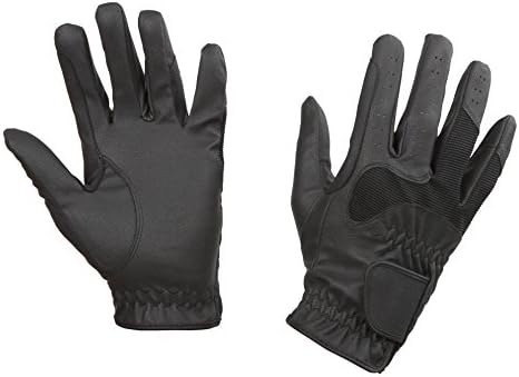 Covalliero Unisex's Gloria Riding Gloves-White, X-Small