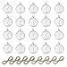 Sziqiqi 3.15inch Glass Globes Hanging Tea Light Holder Glass Terrarium Container Wedding Candle Holder Centerpiece Hanging Decoration Christmas Ornaments 20pcs+4 Extra