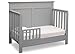 Serta Fall River 4-in-1 Convertible Baby Crib, Grey