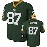 Jordy Nelson Green Bay Packers Green NFL Youth 2015-16 Season Mid-tier Jersey