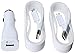 New OEM Authentic Samsung Car Charger+2 (Two) 5 foot Micro USB 2.0 Data Charging Cables