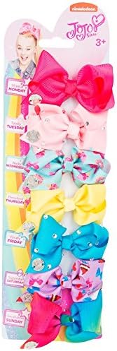 JoJo - JoJo Girls Multi-Coloured 7 Bow Set - Size 1 UK / 2 Youth US - Multicolour