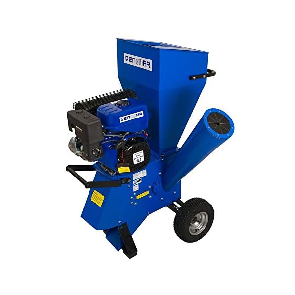 DENQBAR Gartenhäcksler/Gartenschredder mit 11 kW (15 PS) Benzinmotor