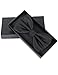 Men's Tuxedo Solid Patterned Adjustable Neck Bowtie Bow Tie Black