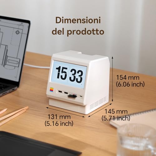 Wokyis M5 Connection Base for Mac mini M4 (5 inch HD Screen, M.2 NVMe SSD Case, SD/Micro SD 4.0 Card Reader, 4 USB-A Ports, 1 USB-C (10Gbps), 3.5 Headphone Jack)