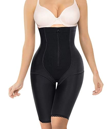 Nebility Women Waist Trainer Shapewear Zipper Hook Body Shaper