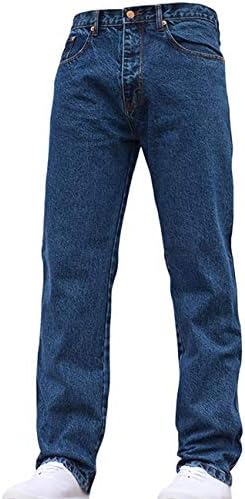 adidasAztec Mens Straight Leg Regular Fit 29" Leg Jeans Stonewash Blue W36 - L29