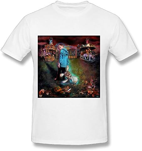Dalef Men's Korn The Serenity Of Suffering 4 Streetwear Short Sleeve T Shirt Size L US White