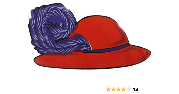 Red Hat Society Car Magnet/Red Hat with 