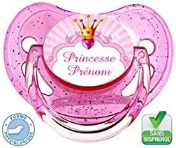 Sucette Bebe Naissance Fille A Personnaliser Mini Princesse Age Six Mois A Trois Ans Amazon Fr Bebes Puericulture