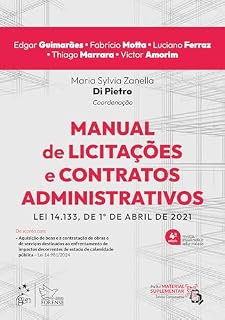 Livro Manual de Licitações e Contratos Administrativos - 4ª Edição 2025