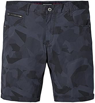 Sissy Childe Fashion NEW New Shorts Men Geometric Slim Fit Clothing Fashion Cotton Knee Length Casual Shorts XD017032 deep gray 31