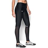 Under Armour Women's Fly-By Legging, Black/Black, X-Small