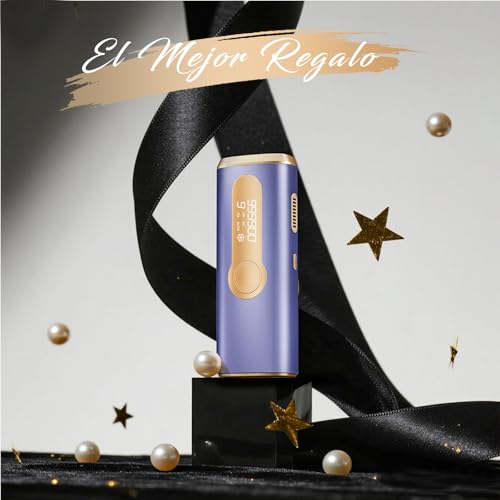 Haarlosy Depiladora Laser IPL con Refrigeración, Innovadora Función 3 en 1, 9 Niveles de Energía, 999,900 Flashes, Depiladora Luz Pulsada Indolora para Todo el Cuerpo, LCN1210