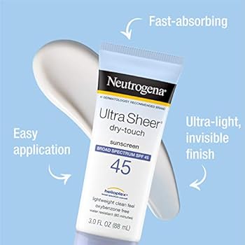 ultra sheer face sunscreen spf 45