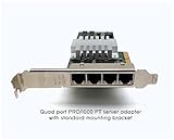 Intel EXPI9404PTLBLK PRO/1000 PT 4-Port Low Profile PCI-E Server Adapter, Bulk