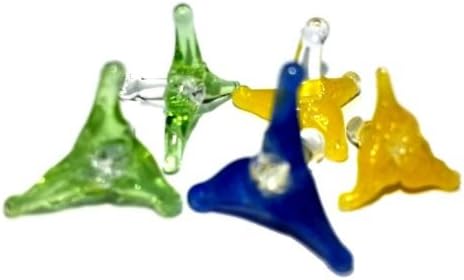 Glass Screen ~ 10 Pc ~ JACK Style ~ Assorted Colors