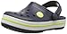 Crocs unisex child Kids' Crocband Clog, Navy/Citrus, 2 Little Kid US