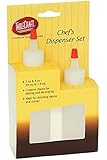 Tablecraft H110204 Chef's Squeeze Bottle Set, Red