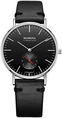 Womens Quartz Watches-MAMONA Ladies Casual Business Dress Wrist Watch with Fashion Leather Band 3885LBK