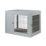 unipaws Furniture Style Dog Crate End Table with