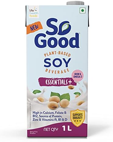 So Good Plant Based Soy Beverage Essential+, 1Ltr