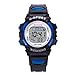 Waterproof Watches Children Boys Watches Digital Watches LED Sports Watch Kids Alarm Date Watch Gift Smart Watch (Blue)
