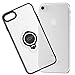 iPhone 8 / iPhone 7 Crystal Case with Ring Holder Kickstand Function, iPhone SE (2020) case, 360 Degree Rotating Ring Holder Grip Case (Clear)