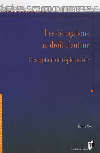 Les  dérogations au droit d'auteur