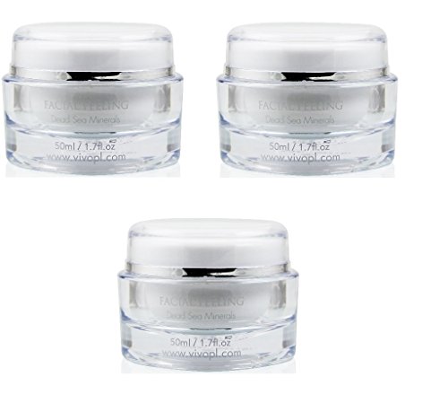Vivo Per Lei Facial Peeling Gel, Gets Rid of Dead Cells and Dirt Instead of Your Skin, 1.7 Fl. Oz. (Pack of 3)