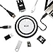 ICZI USB C Hub 8 in 1 Multiport Laptop Convertor,Thunderbolt 3 Docking Station with 4K HDMI VGA ， 2 USB 3.0, RJ45 Gigabit Ethernet,SD/TF Reader, PD Fast Charging Port for MacBook Laptop PC